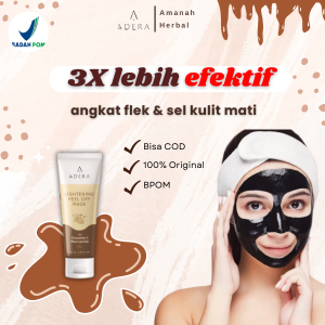 ADERA COSMETIC - MASKER FLEK HITAM PEELING FILLING MASKER ADEERA  FEEL OFF MASKER WAJAH VIRAL