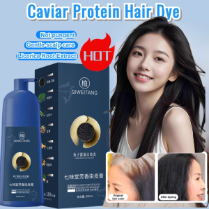 Hair Coloring Liquid Glossy Nutrient Caviar Protein Hair Dye Hairless Long-lasting Hair Coloring