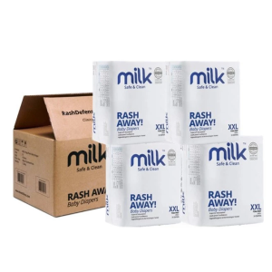 [Bundle Deal] MILK Baby Diaper Flexi Tape & Yoga Pants Rash Away Baby Diaper