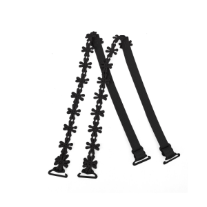 Nữ Trong Suốt đàn hồi hoa ren dây đeo vai dây đeo áo ngực điều chỉnh áo ngực không đường may dây đeo áo ngực