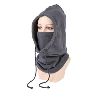 Outdoor cycling head cover face mask cold and windproof skiing warmth enlarged fleece fleece knitted hat