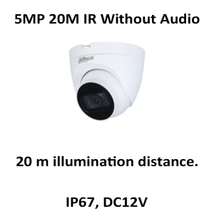 Dahua 2/5MP HD Full-Color Eyeball CCTV Camera Indoor Wired With Audio Night Vision Analog Alarm Camera