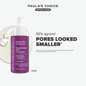 Paulas Choice Clinical 20% Niacinamide Serum Treatment - Anti-Aging Serum Tightens Pores & Brightens Skin