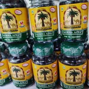 berkhasiat habbatussauda kurma ajwa original Black seed jintan hitam herbal ampuh mujarab habatusauda berkhasiat bukan chia seed