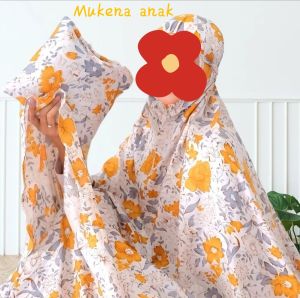 Mukena Anak Travel Mini motif Parasut Korea 2in1 (7-9th)| Mukena Anak