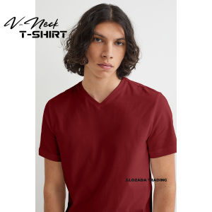 BS02 TSV PLAIN Mens Classic Fit Cotton Spandex V-Neck Undershirts