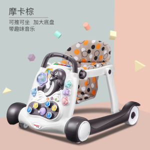 KIDONE Walker Baby Boys P baby multi-function walker prevent O-legs can push or sit with music and lights Walker Baby Boys Practice Walking 6 to 12 Months Push Walker Car Girl Boy Music Sal Supporte Baby walkers prevent O-legs racing rocking chair