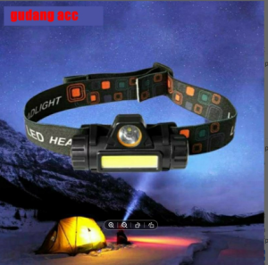 SENTER KEPALA LED 2IN1 RECHARGER Senter Kepala Multifungs HEADLAMP
