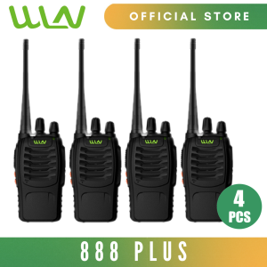 WLN 888plus 5W 16 Channel UHF 400-470MHz Two-Way Walkie Talkie Radio -SET OF 4