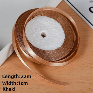 (25 Yards/Roll) 1cm Wide Ribbon Handicraft DIY Gift Packaging High Quality Satin Ribbon Gift Roll