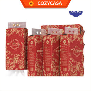 【COZYCASA】【10 Packs/Box】ManHua Red Flower 4-Ply Tissue / Hanging Paper Towel / Hangable Napkin