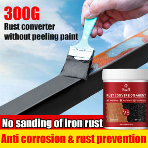 ✨No Need to Polish ✨ Anti Rust Paint for Metal 500g Cat Anti Karat untuk Logam Rust Remover Rust Converter for Rusty Metal Steel Stair Railings Rusty Color steel tile Motorcycles Tricycle 300g