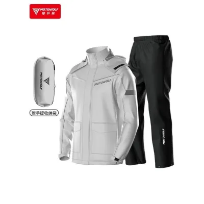 ชุดกันฝน MOTOWOLF MDL0403B เสื้อและกางเกงกันฝน