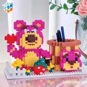 SMY Toystown Pen Holder Lotso Medium Mainan Bangunan Nano Block Bricks Mainan Edukasi Balok Susun Mainan Anak Mainan Tumpuk Balok Karakter Kartun Animasi 3D