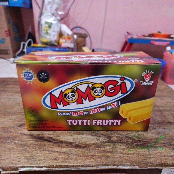Momogi Rasa Tutti Frutti Box isi 20 | Lazada Indonesia