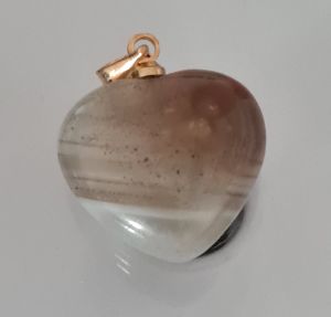 Greyish Heart Shape Pendant