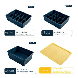 Kotak Penyimpanan Underwear Pakaian Serbaguna Plastik Organizer Storage Box Dengan Tutup - USB010