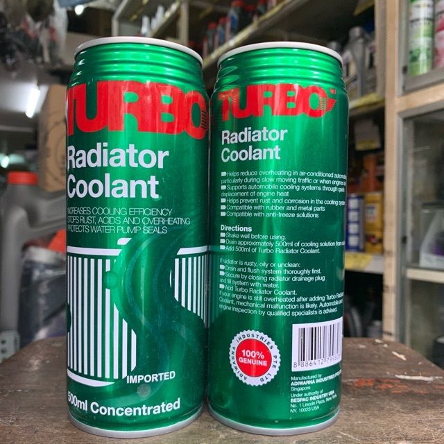 Nước Làm Mát Động Cơ Turbo Radiator Coolant 500ml màu xanh | Lazada.vn