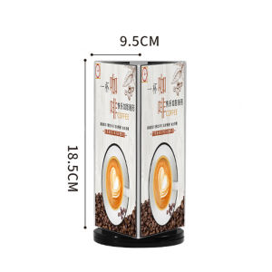 360 Degree Rotating Menu Stand 3 Side Acrylic Menu Display Stand Price Listing Sign Holder