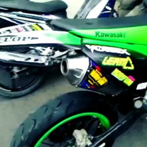 Knalpot Norifumi Rocket 4 Karbon Klx 150 Bf S G Dtracker 150 new Crf 150l Wr 155 Full System Suara Ngebass