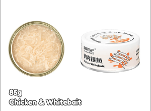 Premium Cat Wet Food Selection - High-Quality Tuna/Salmon/Chicken Delights Low Fat No Artificial Flavors 85g