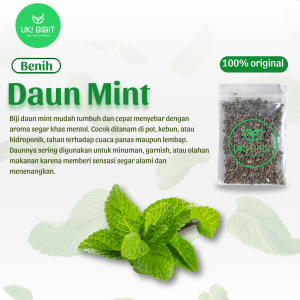 ( 50 Butir ) Benih Biji Daun Mint | Mentha | Daun Peppermint | Common Mint