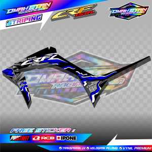 STRIPING VARIASI MOTOR HONDA CRF 150 L / STIKER LIST HONDA CRF 150 L