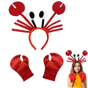 Halloween Crab Costume Set Animal Costume Performance Outfit Stage Party Cosplay Fancy Dress Role Play Costume