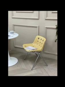 【wuxih】Kerusi keju korea Ins angin rangkaian merah zaman pertengahan restoran gua kerusi kedai kopi mudah susu teh kedai Backrest kerusi makan