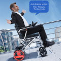 BURIRY Electric Wheelchair Medical Wheelchair Full Alloy 14KG Portable 6Ah Lithium Battery 360Watts 10Km Endurance. 