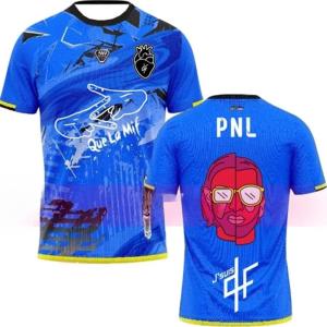 [Local Stock] VCC Summer New Maillots Thailande  Maillots PNL Tee Children Adult Top O-Neck Loose Breathable Men Women Sports T-Shirt