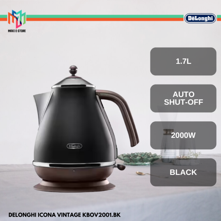 Delonghi KBOV2001 Icona Vintage Jug Kettle 2000W