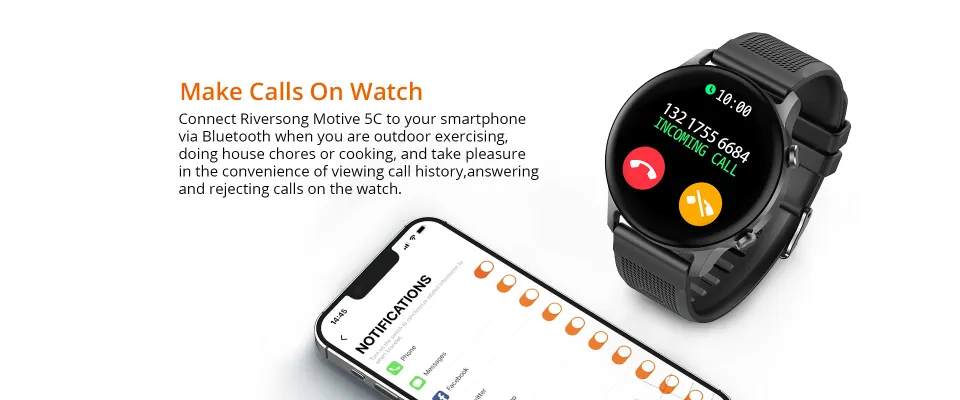 Bluetooth Smartwatch Riversong Motive Smartwatch Review Riversong - Main Image