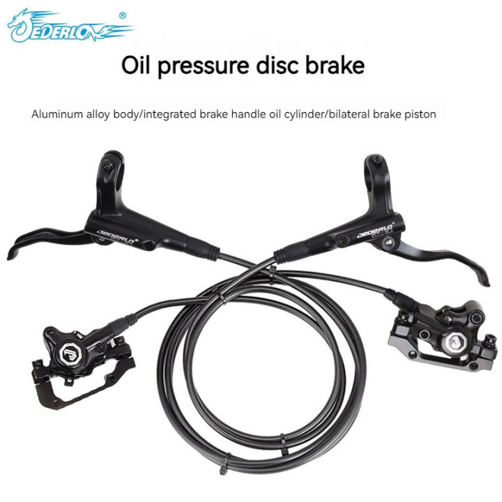 Jederlo Phanh thủy lực Xe Đạp MTB dầu phanh đĩa S Dual-piston phanh đĩa ...