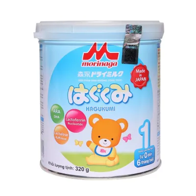Sữa Morinaga Hagukumi Mẫu Mới Nhật Bản Bé Đề Kháng Tốt Tiêu Hóa Khỏe Số 1 Từ 0-6 Tháng 320g 850g - Bibo Mart