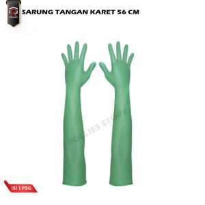 Sarung Tangan Karet Tebal Panjang 56 cm / Sarung Tangan Pelindung Lengan Murah