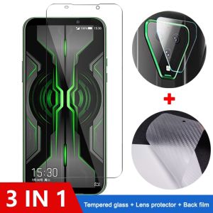 ♥Ready Stock【Tempered Glass 3 IN 1】Xiaomi Black Shark 3 2 Pro Pocophone F1 X2 Tempered Glass Xiaomi Redmi K20 K30 Pro Glass Film