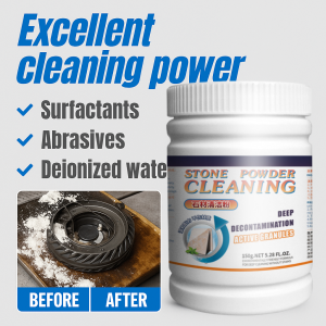 [Efficient Decontamination] Stone Cleaning Powder Strong Decontamination Agent Does Not Damage The Material Cleaning Agent Stone Cleaner Powder Granite Marble Stain Remover Grout Restoration