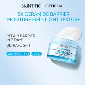 SKINTIFIC 5X Ceramide Barrier Repair Moisture Gel 30ml – Intensive Hydration Strengthens Skin Barrier Non-Greasy Gel for All Skin Types