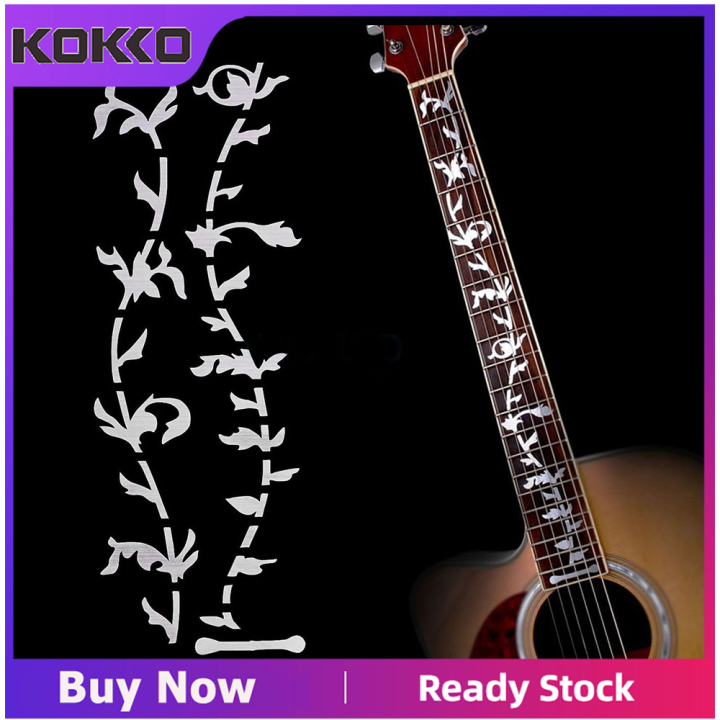 Ready Stock】KOKKO KOKKO Electric Acoustic Guitar Stickers Inlay Decal Ultra  Thin Fretboard Sticker for Guitar Accessories