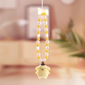 Sanrio Anime Hello Kitty Phone Strap My Melody Bag Keychain Cartoon Cinnamonroll Cute Phone Pendant Girly Items Pendant Rope Decoration