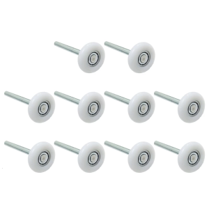 10pcs Multipurpose Garage Door Rollers Sturdy Nylon Materials Wheel Stem with Seal Bearing for Smooth Operations