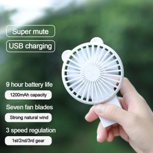 MINIFELE 262 USB Rechargeable Portable Fan Air Cooler Cooling Foldable Fan Portable Adjustable Wind Speed Neck Fan for Camping Office Outdoor