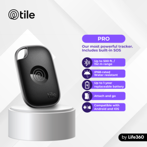 Tile by Life360 Pro - Powerful Bluetooth Tracker. Both iOS and Android Compatible