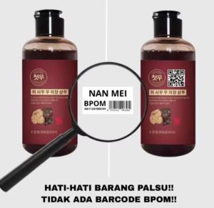 Blackening shampoo / shampoo penghitam uban original Bpom