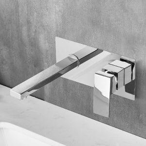 ANAMA Single Handle Bathroom Faucet Wall Mounted and Cold Water Bathroom Wash Sink Faucet Quality Stainless Steel Water Tap Bathroom