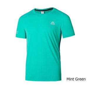 AONIJIE FM5125 Mens Spring Summer Running Quick Drying Sports Tees Breathable Polyester T-shirt Gym Short Sleeve