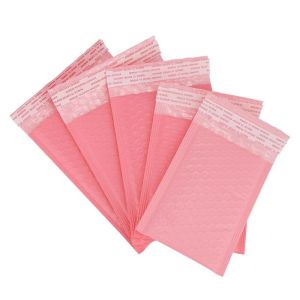 TNJ Pink Poly Bubble Wrap Envelope Mailer Padded Inflatable Bubble Wrap Stationery Bubble Wrap Waterproof Double Layer Premium Quality Ready Stock