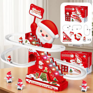 Santa Claus Electric Climbing Stairs Toy