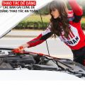 Bộ Dây Câu Bình Ắc Quy Ô Tô 500A 2.2m Lõi Đồng Có Kẹp Cách Điện. 